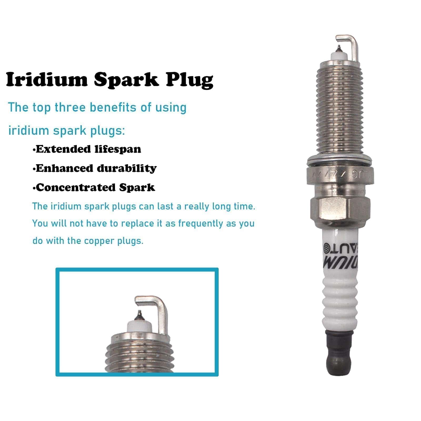 Paquete de bobina de encendido UF516 y bujías de iridio - Imagen 5