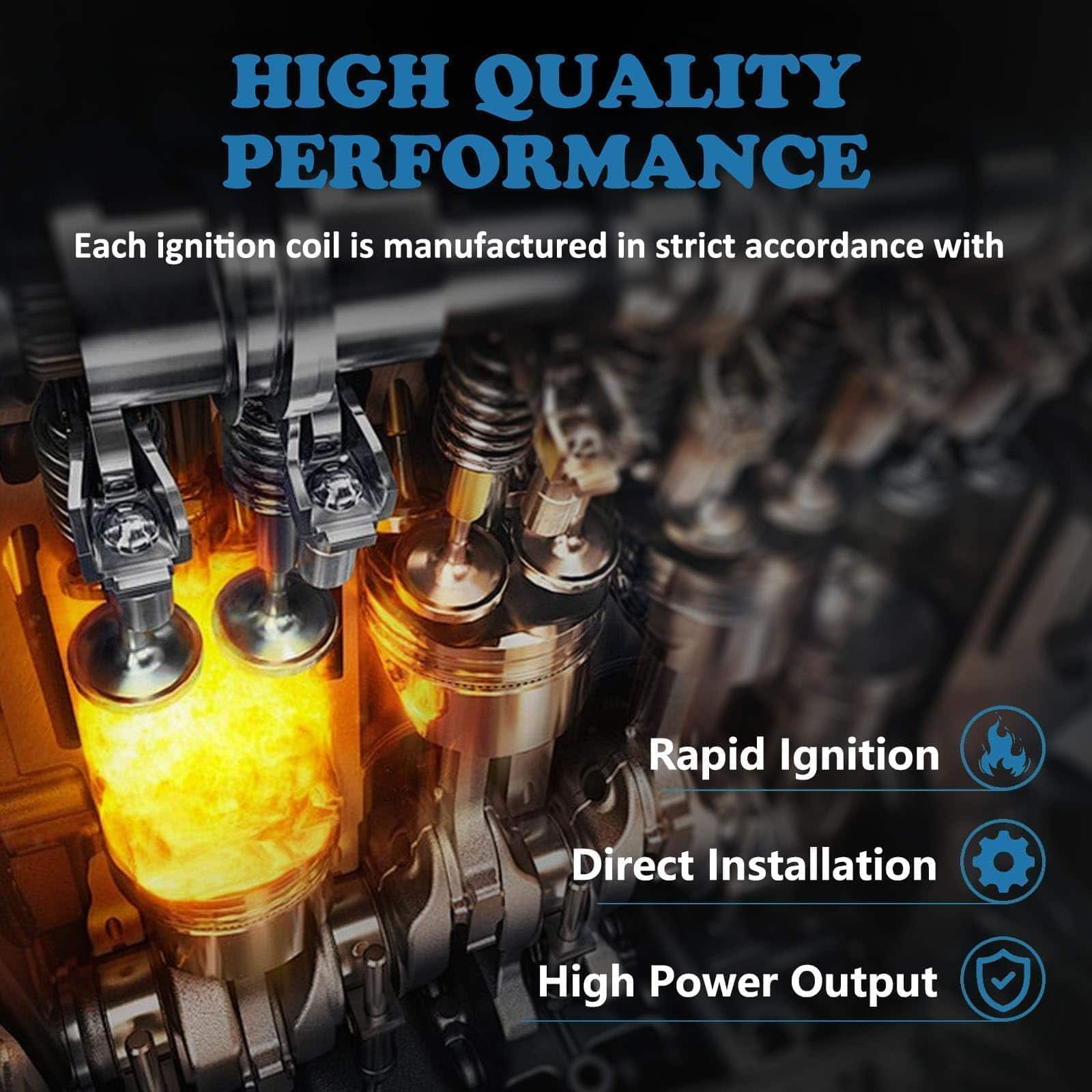 Paquete de bobina de encendido UF516 y bujías de iridio - Imagen 7