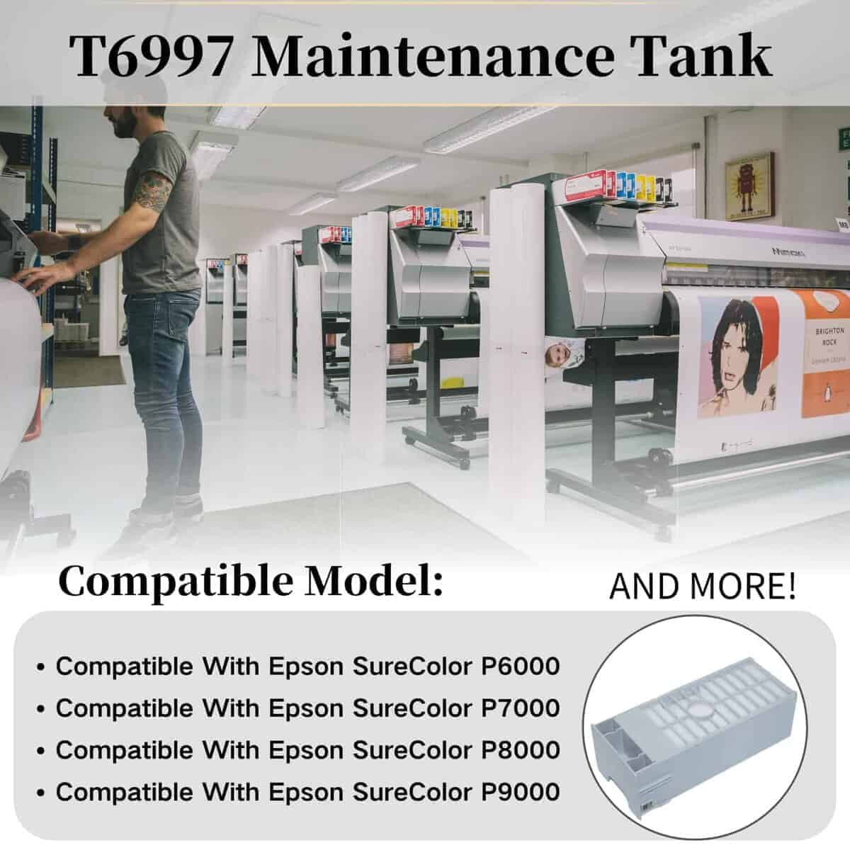 Tanque de Mantenimiento T6997 Compatible con Impresora - Imagen 4