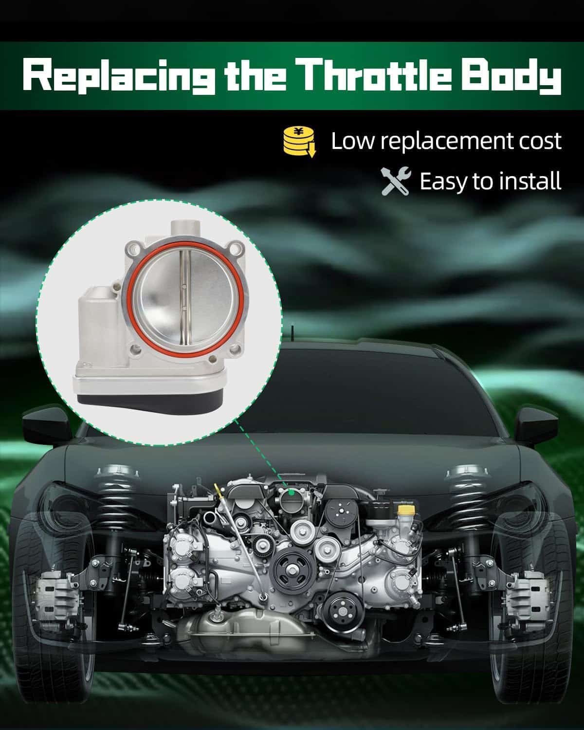 Cuerpo del acelerador electrónico SCITOO compatible con - Imagen 5