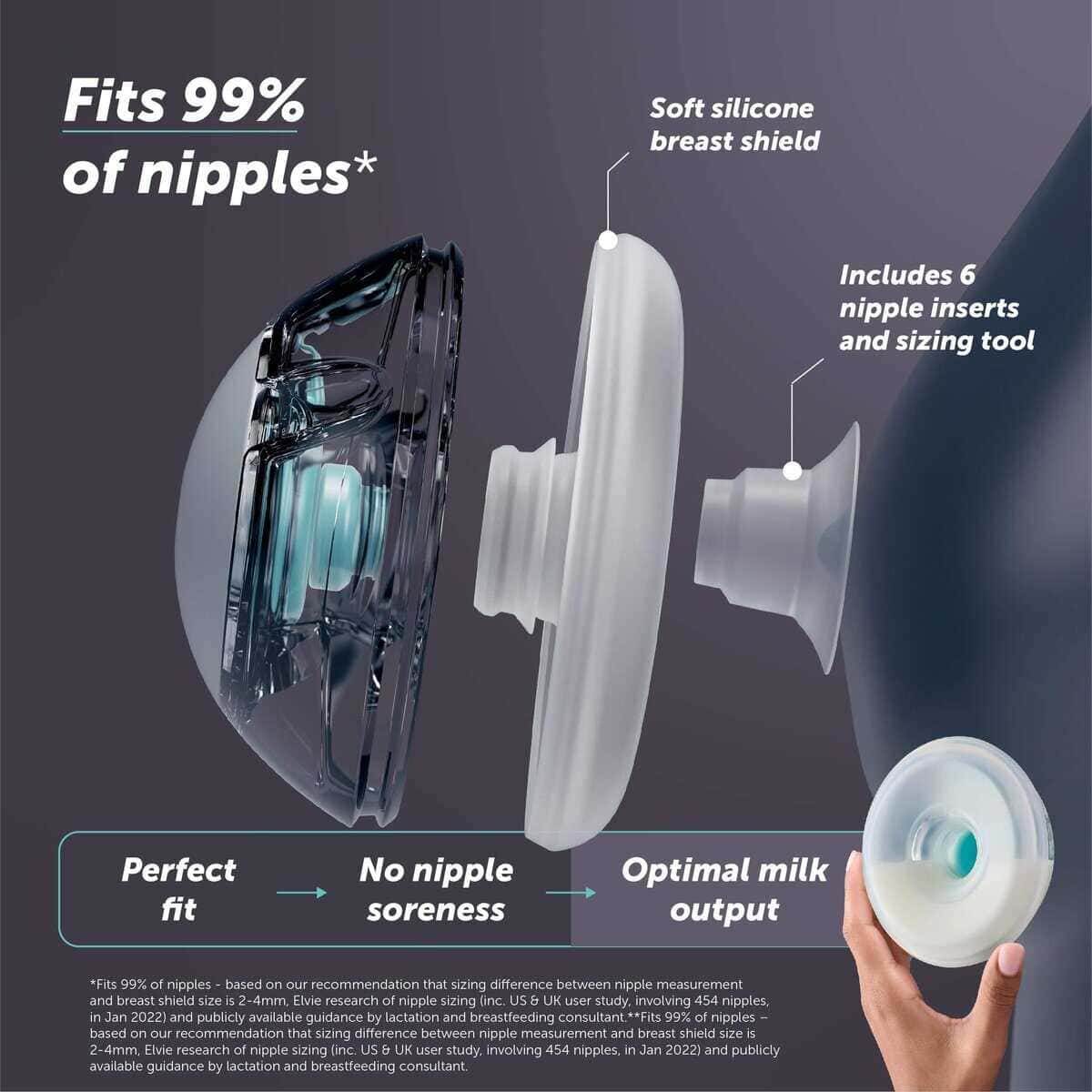Extractor de leche eléctrico Elvie Stride 2 - Succión - Imagen 5