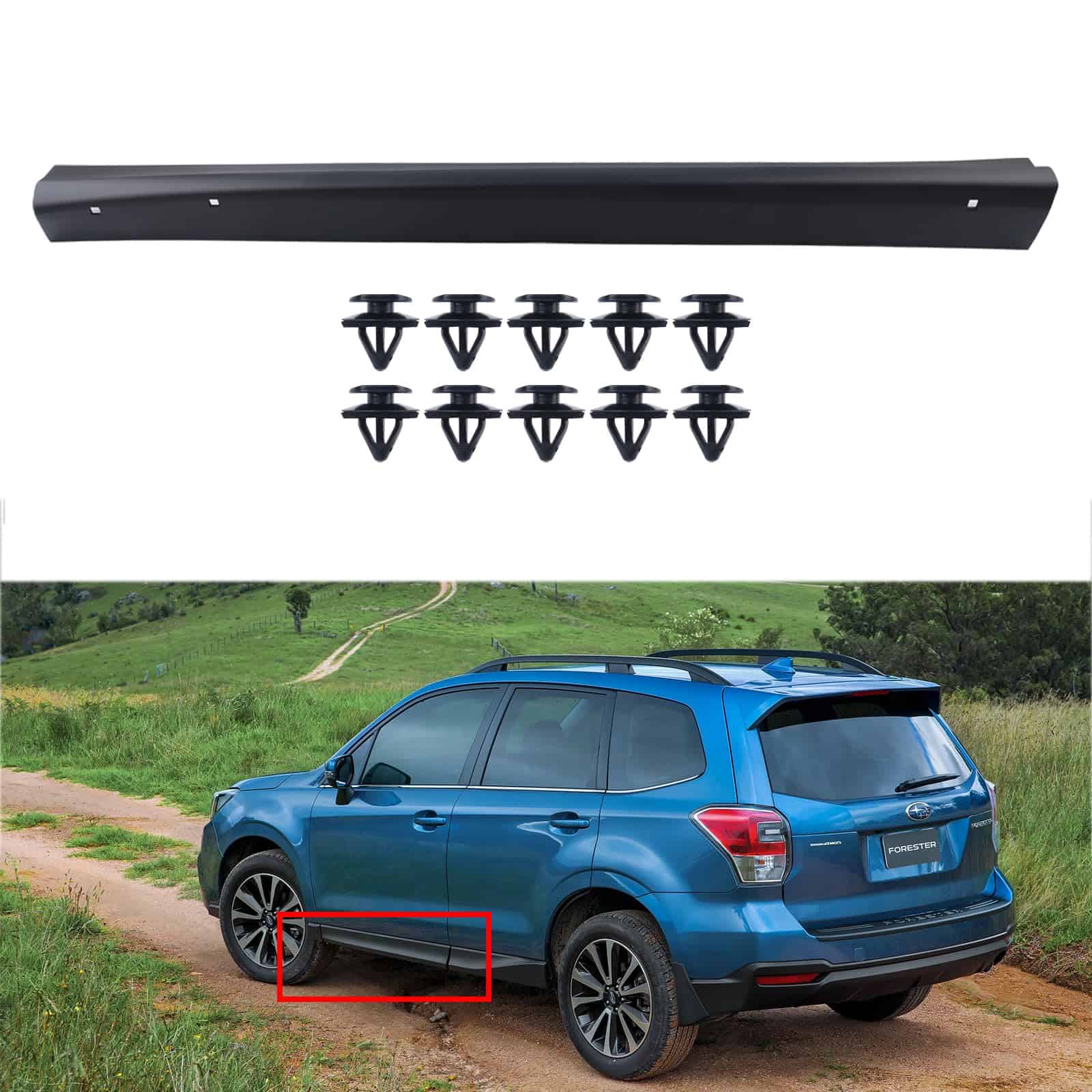 AOKAILI 91112SG132 Moldura Inferior de Puerta Compatible