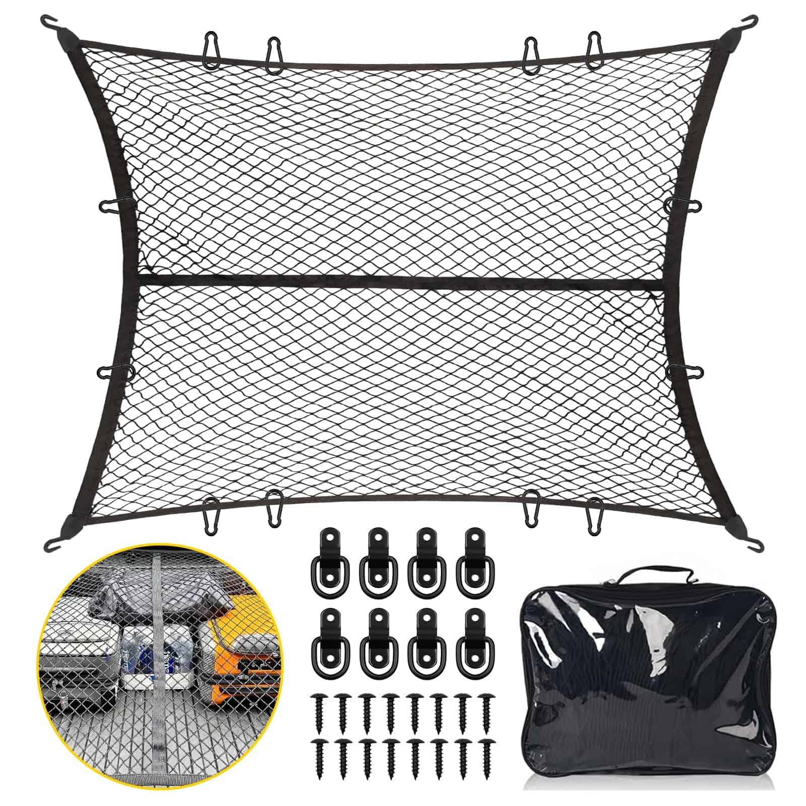 Red de Carga Altamente Elástica Zosany, Red -Negro