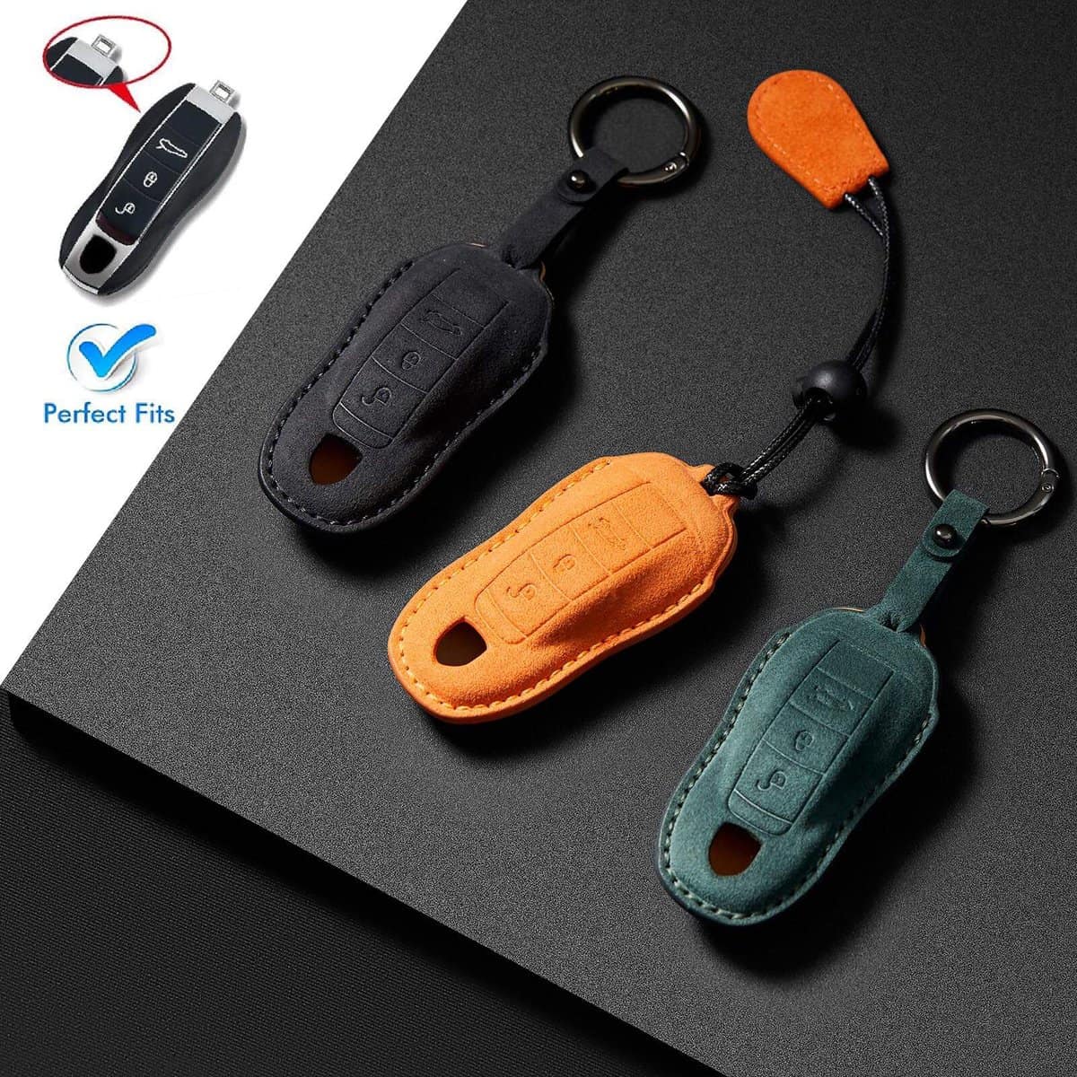 Funda de llave para Porsche CGZOWYU Premium Car Key Case - Imagen 5