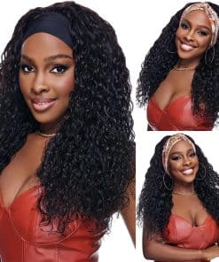 Pelucas de Diadema Cabello Humano Onda de Agua Listas para