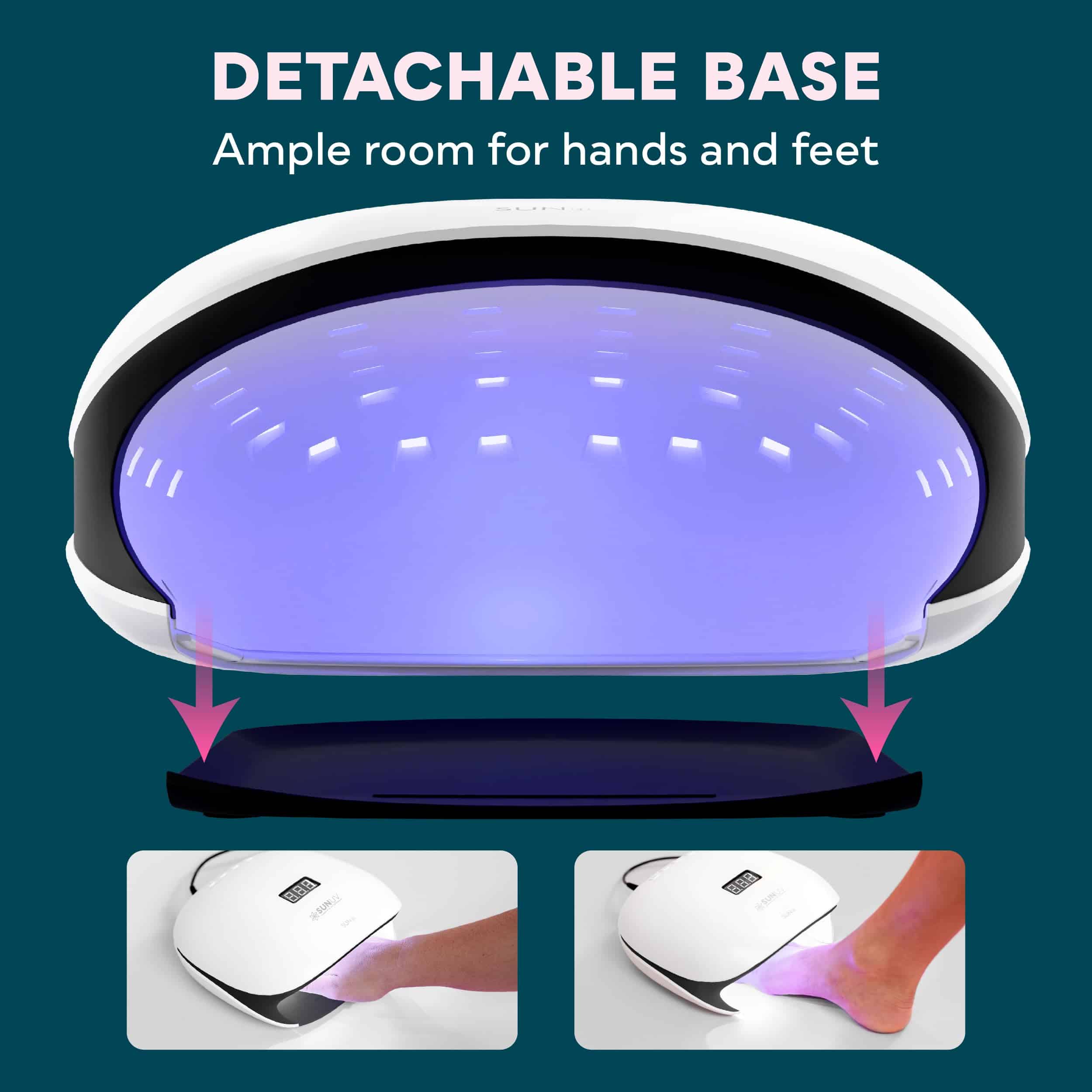 Lámpara de uñas LED UV SUNUV 48W, Luz UV para esmalte de - Imagen 7