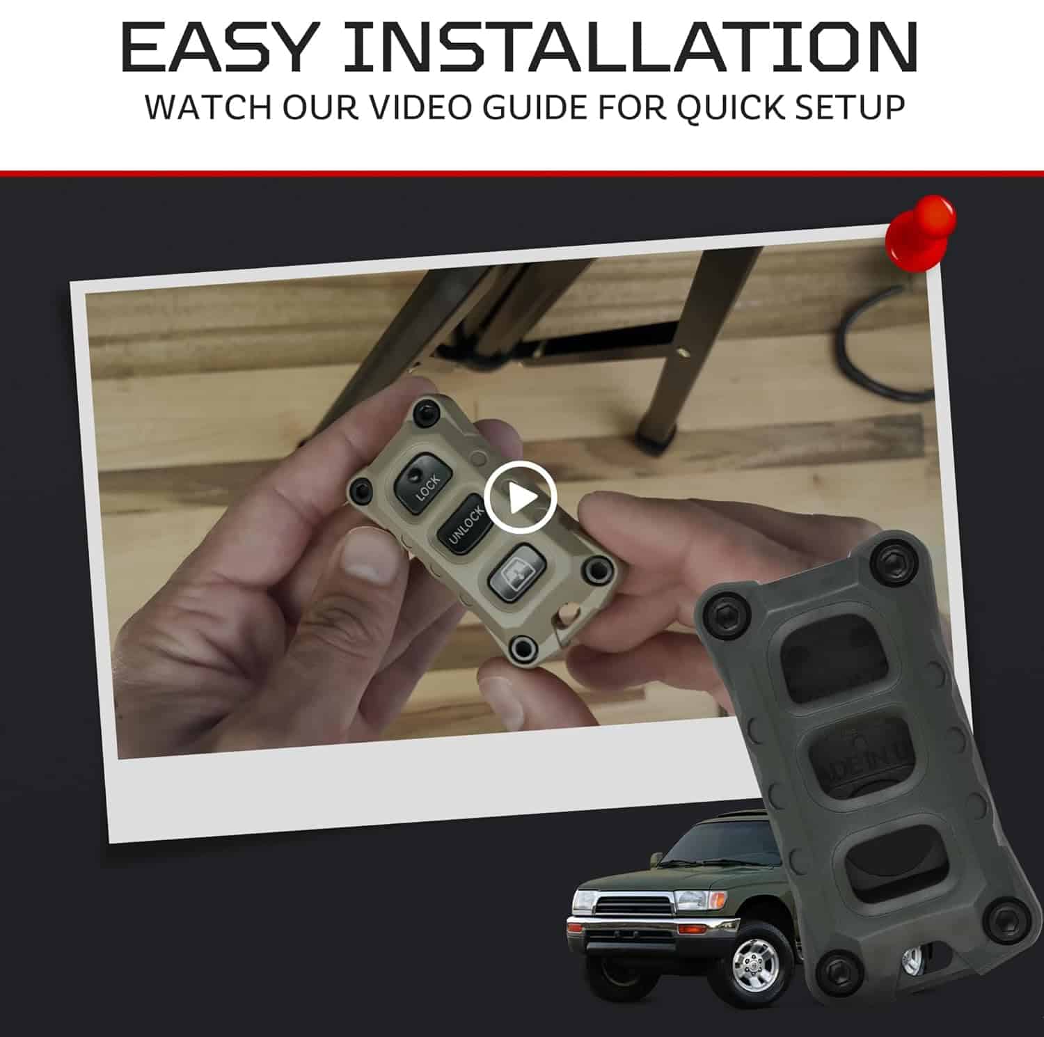 Estuche de Llave de Repuesto AJT DESIGN Compatible con 3ra - Imagen 8