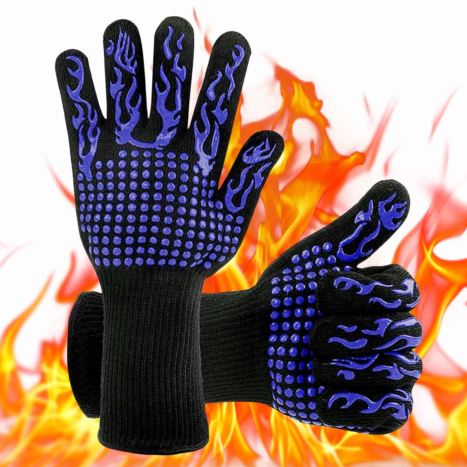 Guantes resistentes al calor de 1472°F para parrilla