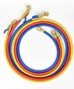 Set de 3 mangueras de carga de refrigerante para HVAC Plus