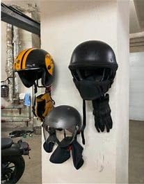 Soporte de casco de motocicleta, 3 paquetes de estante
