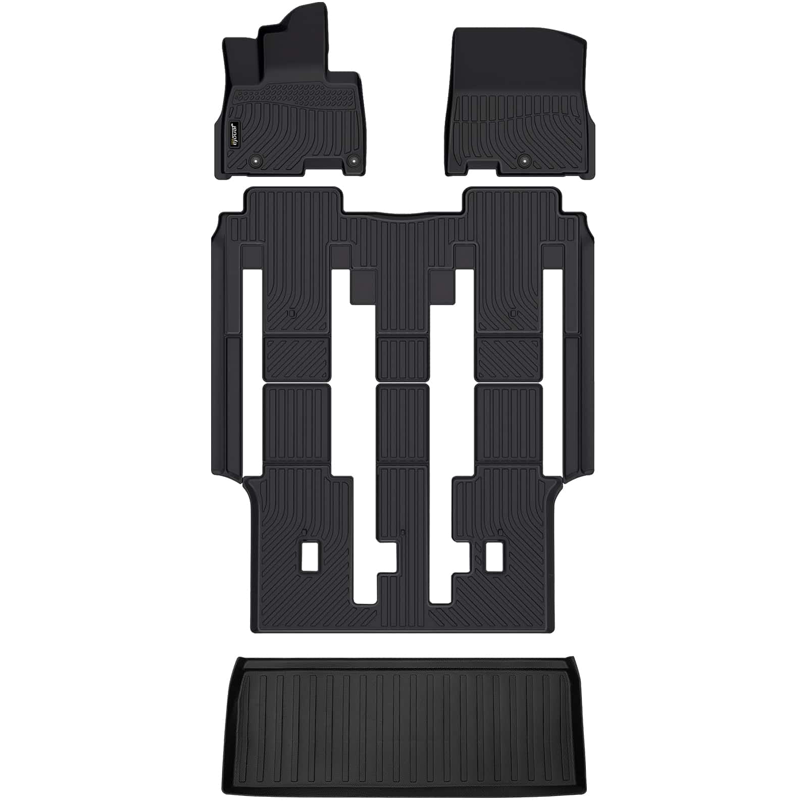 Jenofa - Tapetes y Forro de Carga para Kia Carnival 2022