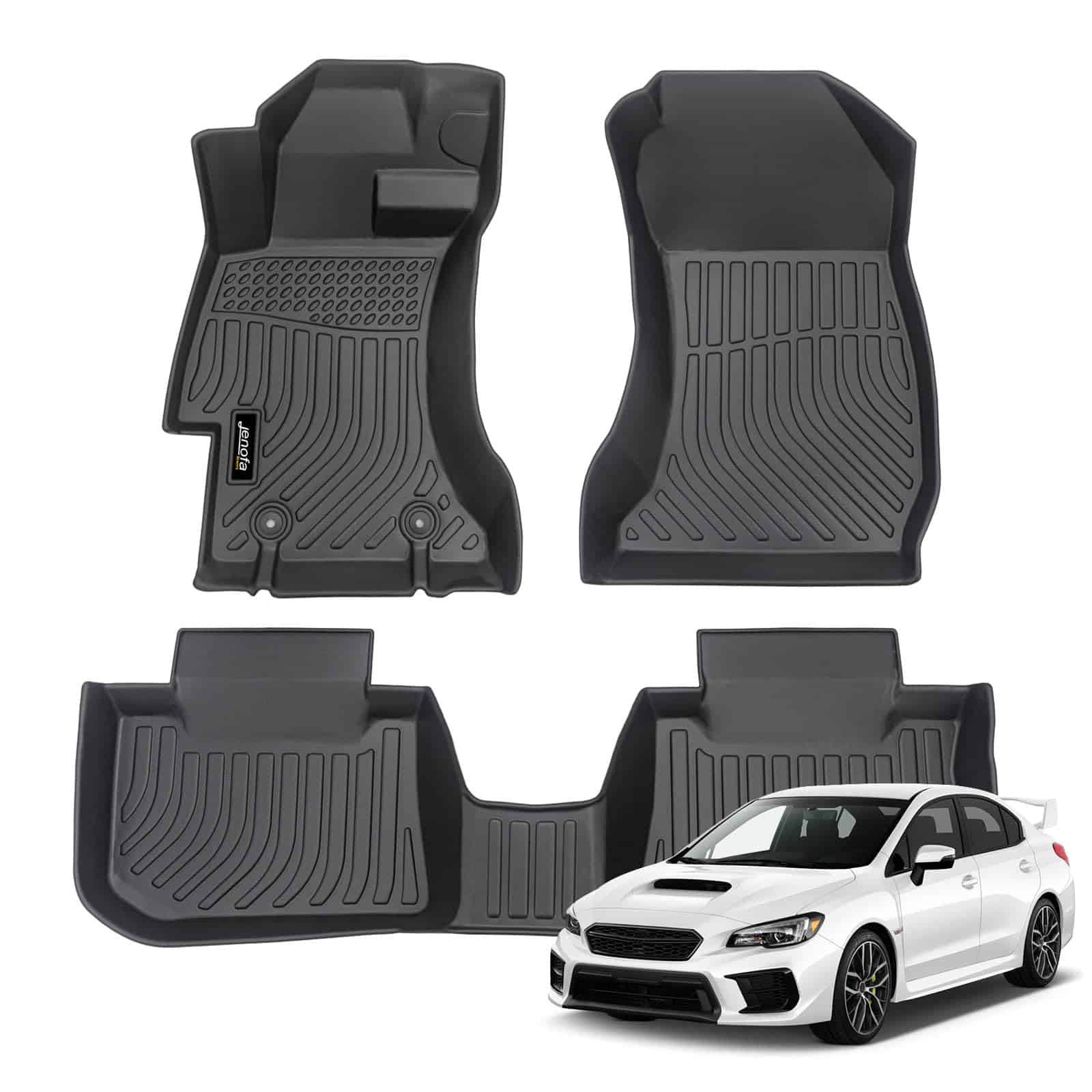 Tapetes de piso Jenofa para Subaru WRX 2015-2021, WRX STi