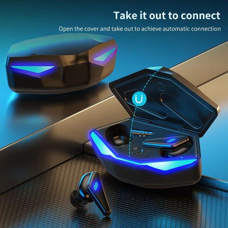 Auriculares inalámbricos para juegos Bluetooth K55, - Imagen 6