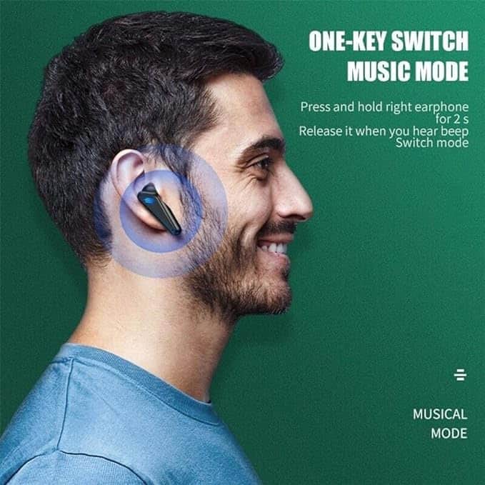 Auriculares inalámbricos para juegos Bluetooth K55, - Imagen 9