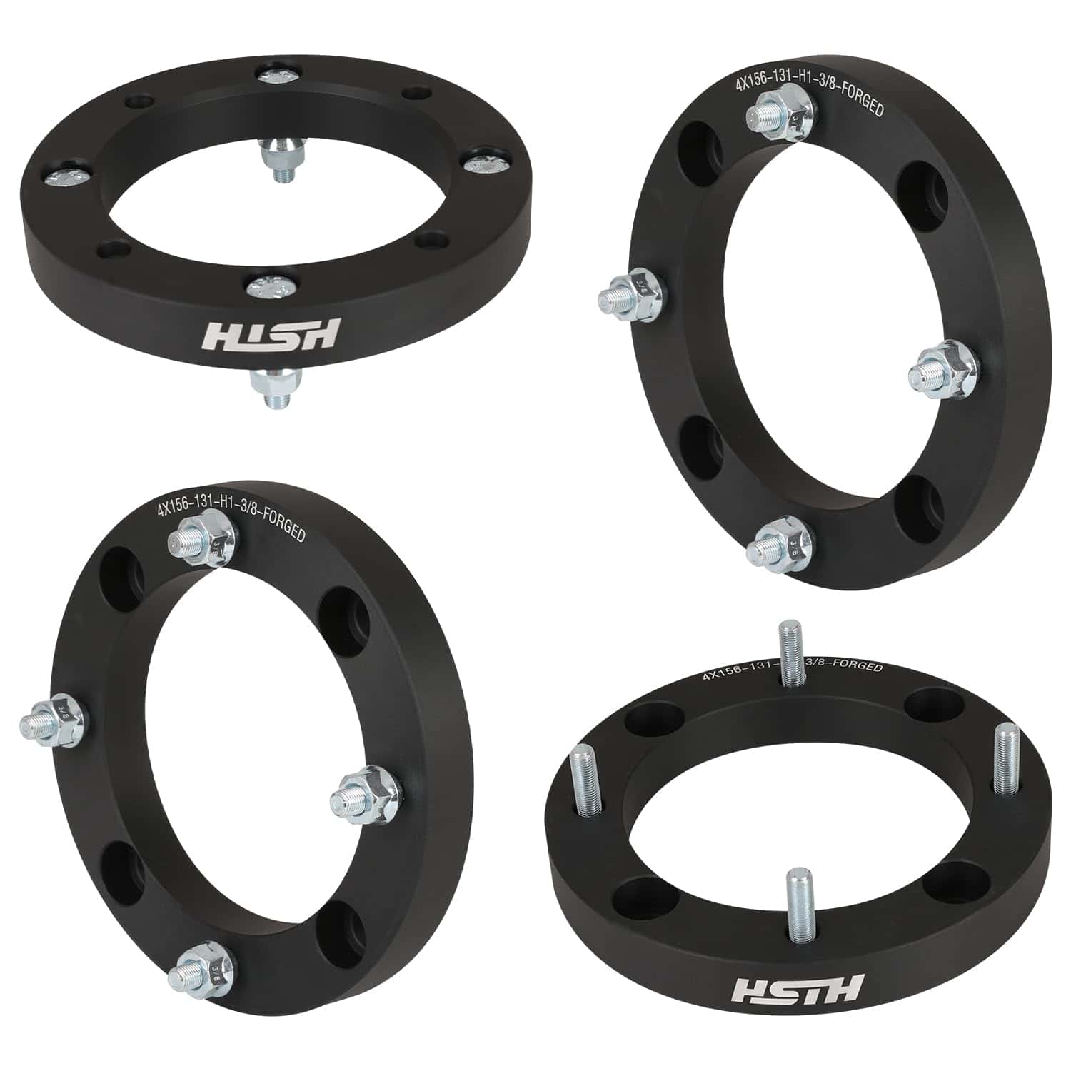 HISH Separadores de Rueda 4x156mm, 1 pulgada (25.4mm) de