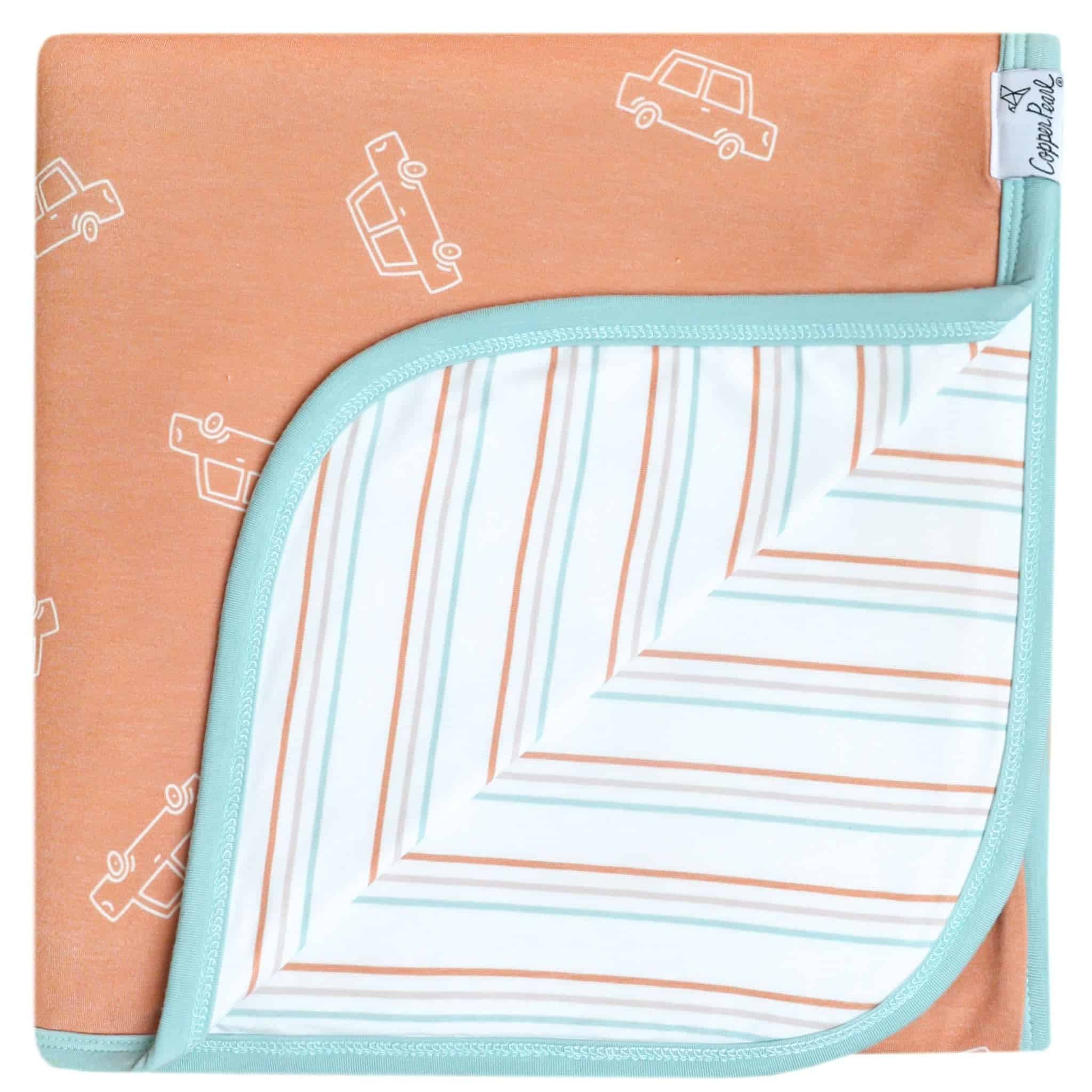 Manta de Tres Capas Estirable Premium para Bebé en Punto de