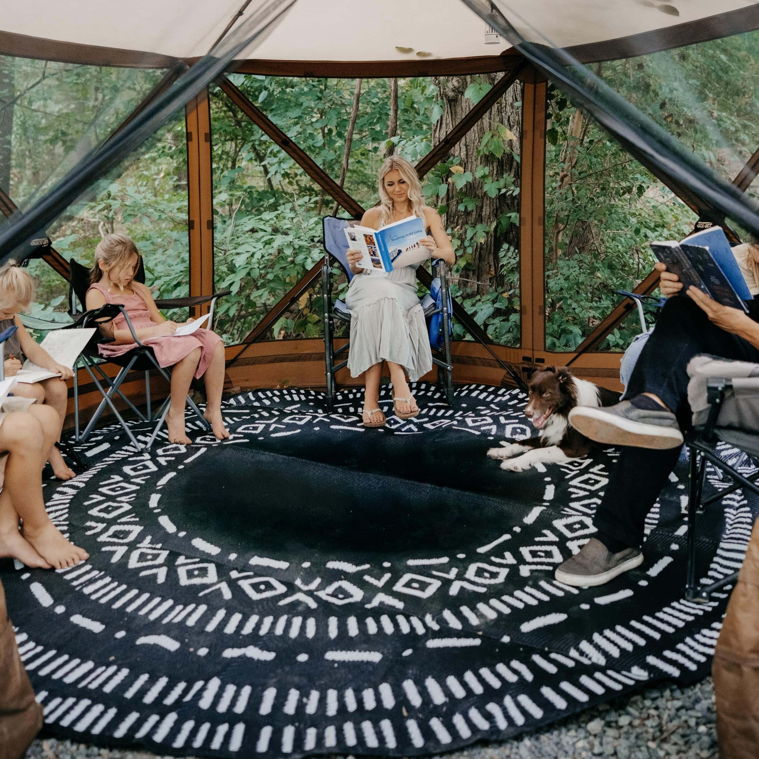 Tapete Exterior para Camping Glamplife Impermeable 10 pies