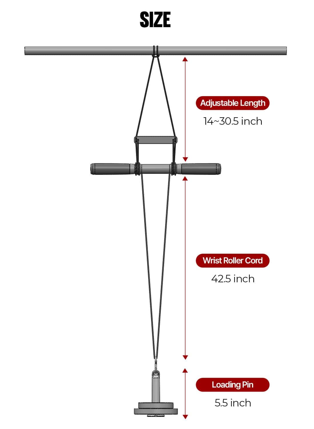GD Wrist Roller Forearm Blaster - Equipo para Ejercicio de - Imagen 10