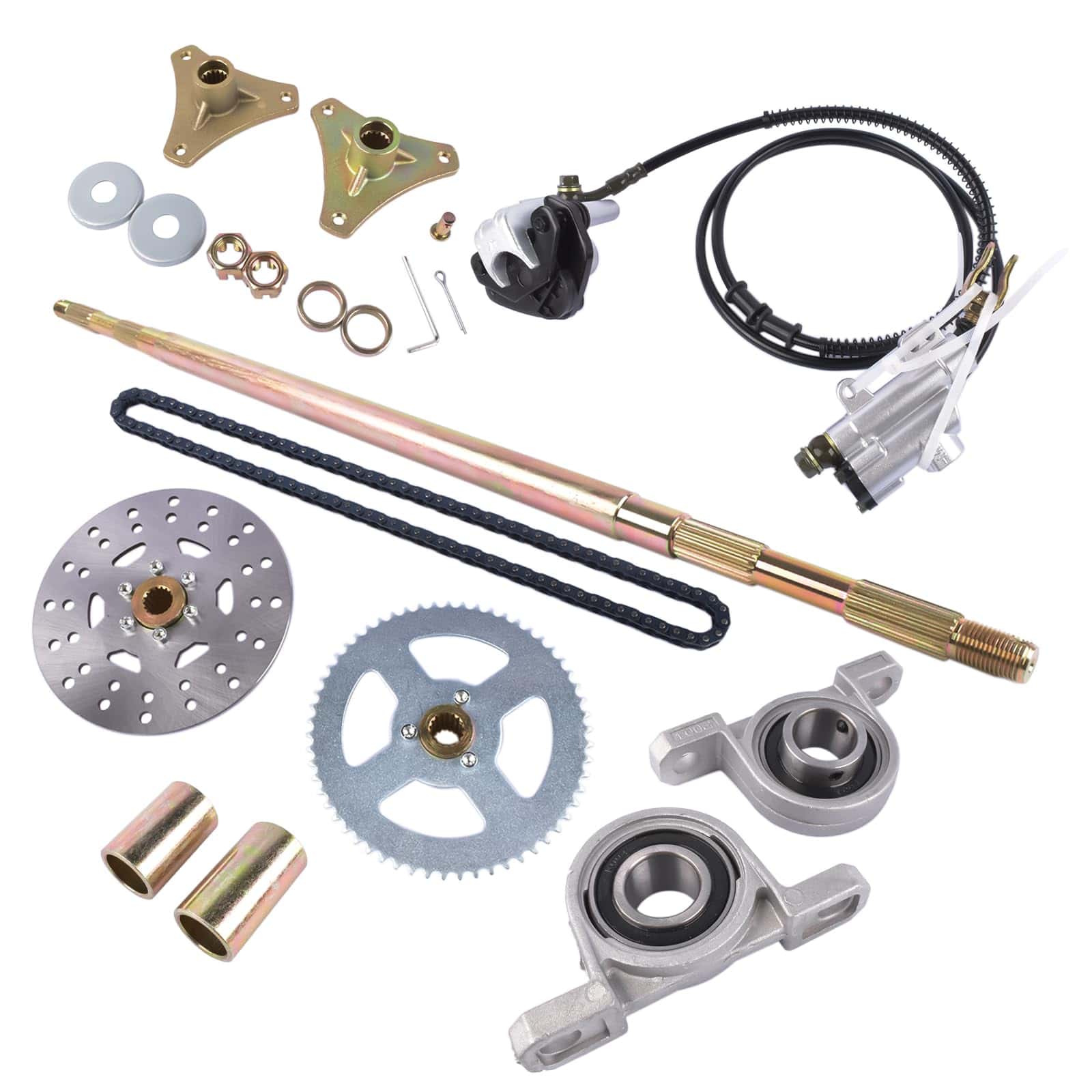 KIT DE EJE TRASERO PARA DRIFT TRIKE Y GO KART GLOSSY AUTO - Imagen 5