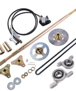 KIT DE EJE TRASERO PARA DRIFT TRIKE Y GO KART GLOSSY AUTO