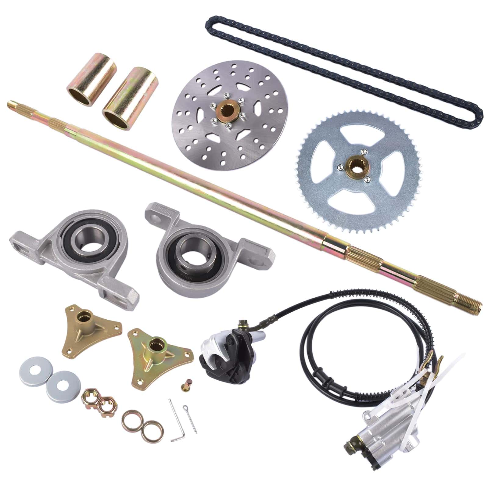 KIT DE EJE TRASERO PARA DRIFT TRIKE Y GO KART GLOSSY AUTO - Imagen 6