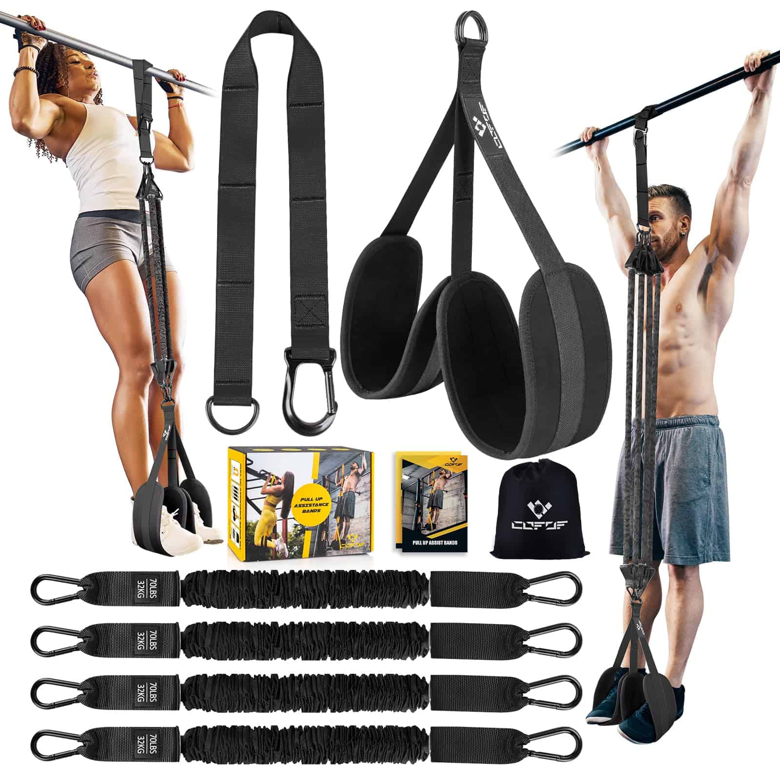 Bandas de Asistencia para Dominadas, Bandas de -Negro