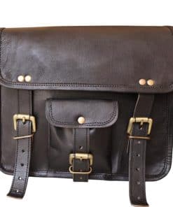 Bolso de Herramientas de Motocicleta de Cuero Genuino