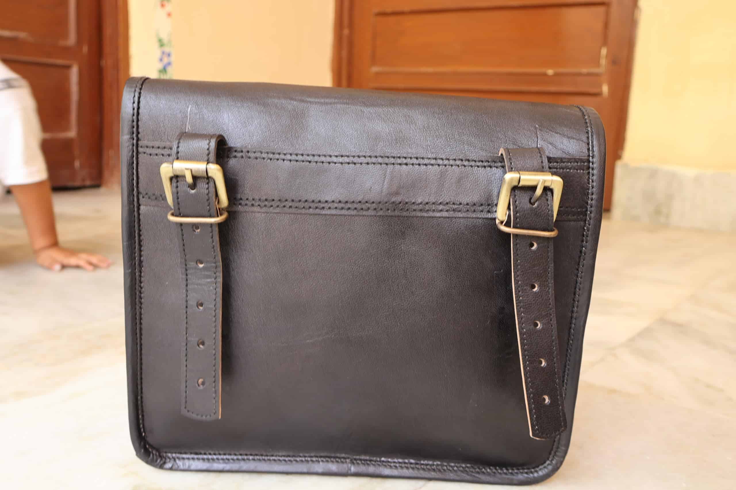 Bolso de Herramientas de Motocicleta de Cuero Genuino - Imagen 6