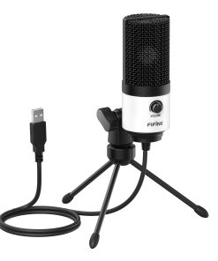Micrófono USB para Podcasts FIFINE, Micrófono de Estudio de