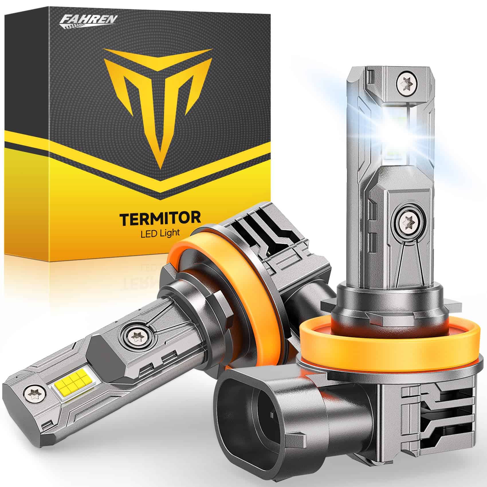 FAHREN Bombilla H11/H9/H8 Actualizada, 30000LM 800%