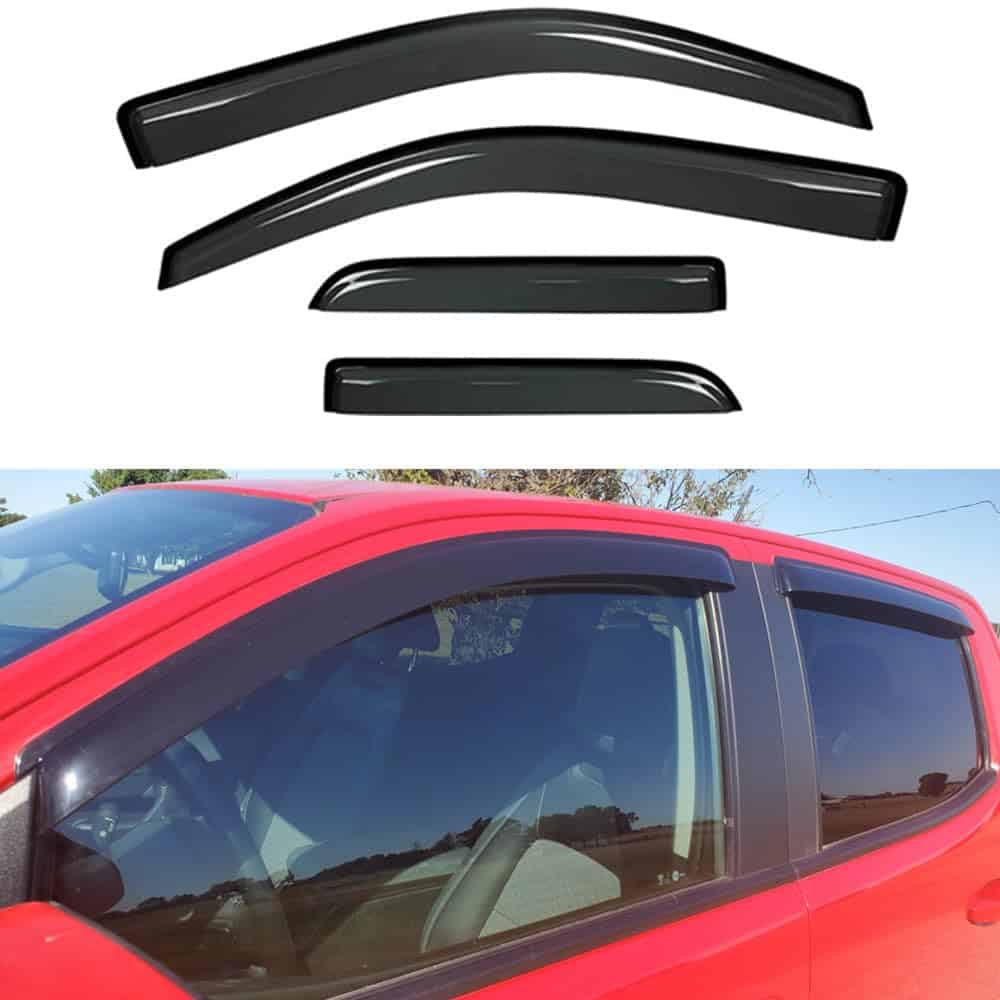 Wensdy 4pcs Deflector de Viento para Ventanas Laterales, - Imagen 4
