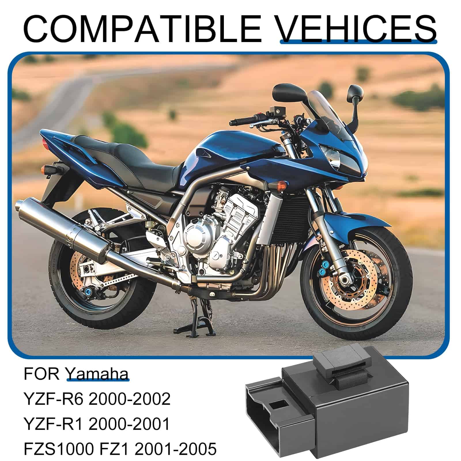 Conjunto de Relé para Yamaha YZFR6 YZFR1 R6 R1 FZS1000 FZ1 - Imagen 3