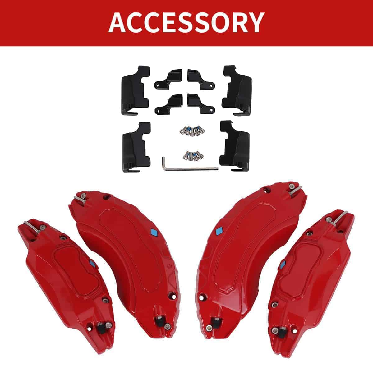 Cubrepinzas de freno ROINROJI compatibles para Toyota - Imagen 7