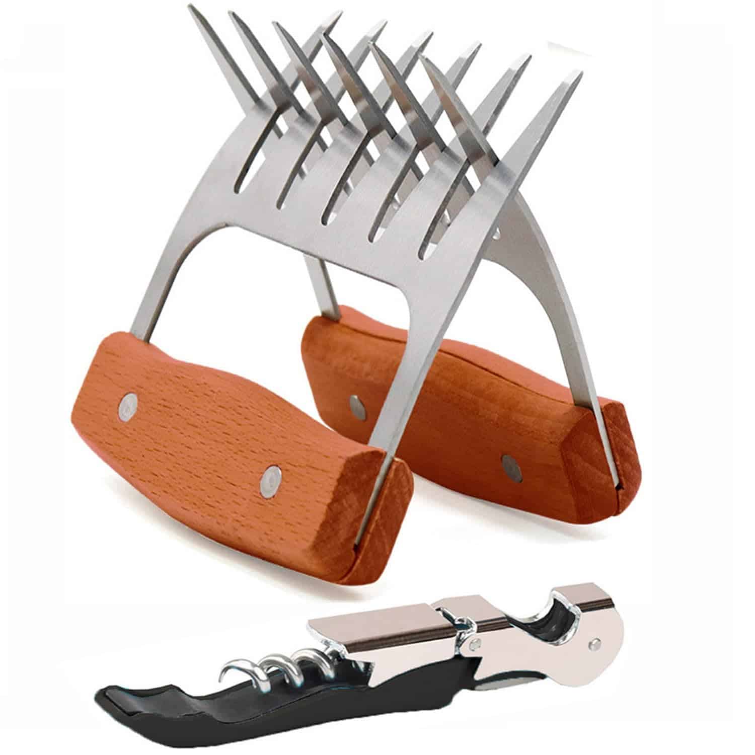 Kit de 2 Garras Desmenuzadoras de Carne - Acero Inoxidable