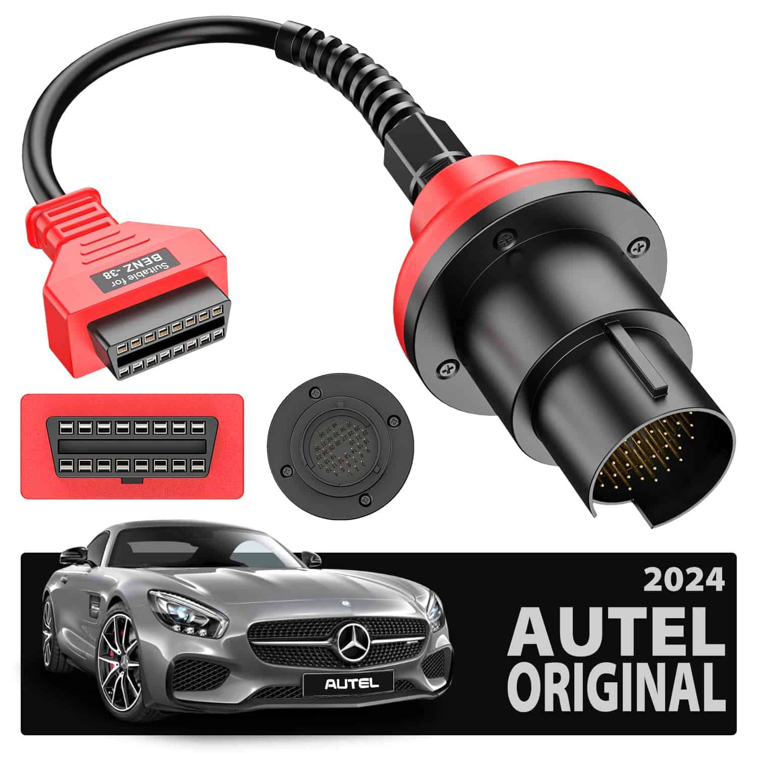 Adaptador Original Autel BENZ-38 PIN, Conector de 38 Pines