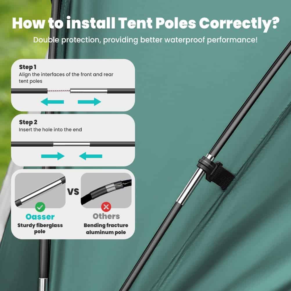 Tienda de campaña para camioneta Oasser, tienda para cama - Imagen 8