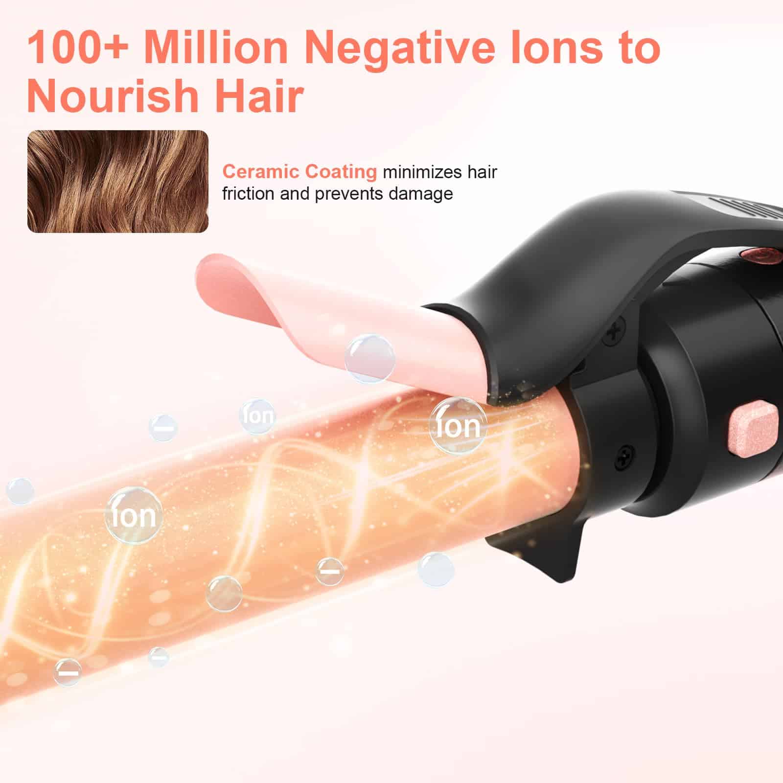 Rizador Automático Giratorio, Set de Cepillo Térmico 3 en 1 - Imagen 6