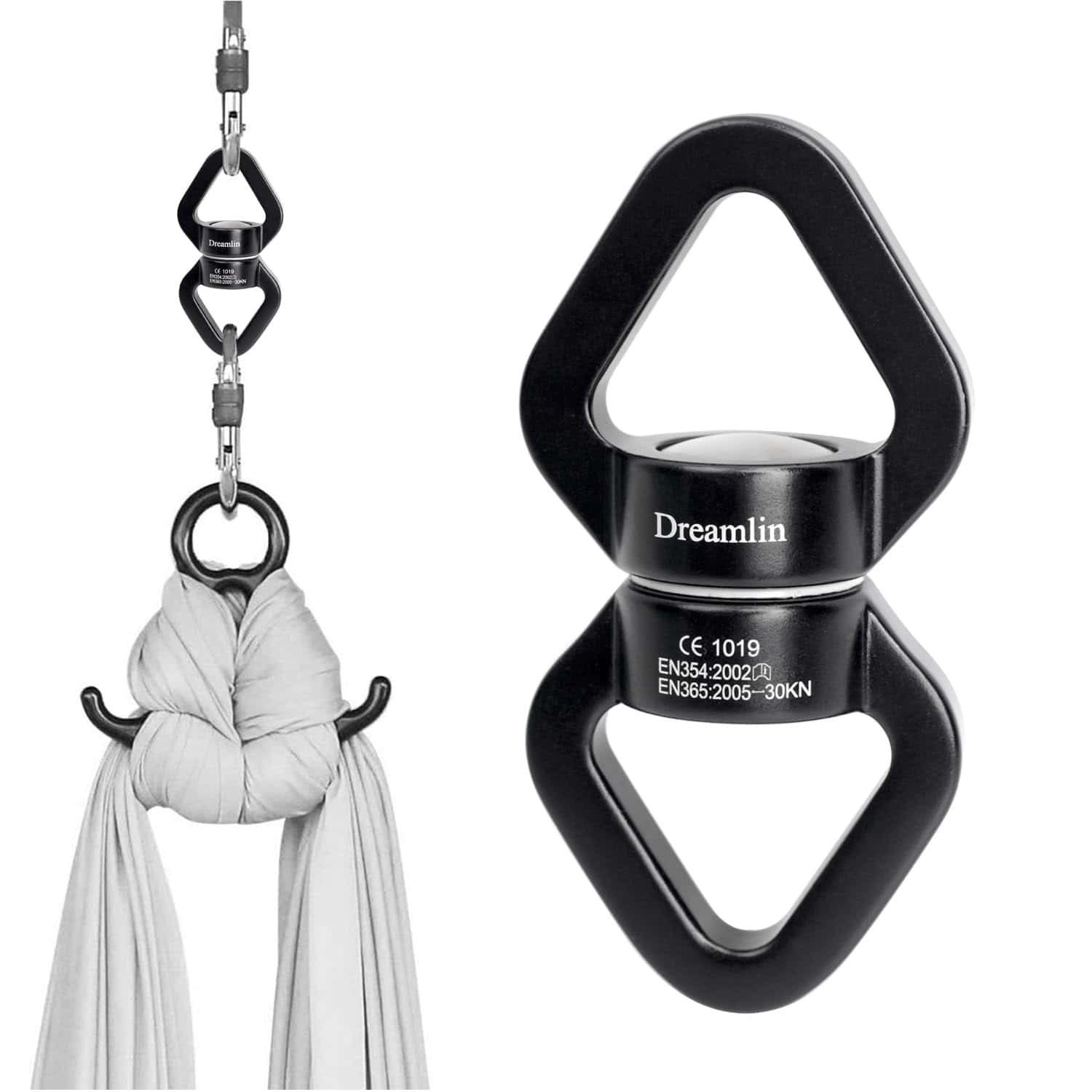 Kit de Hardware de Telas Aéreas 30 KN Columpio Giratorio de - Imagen 8