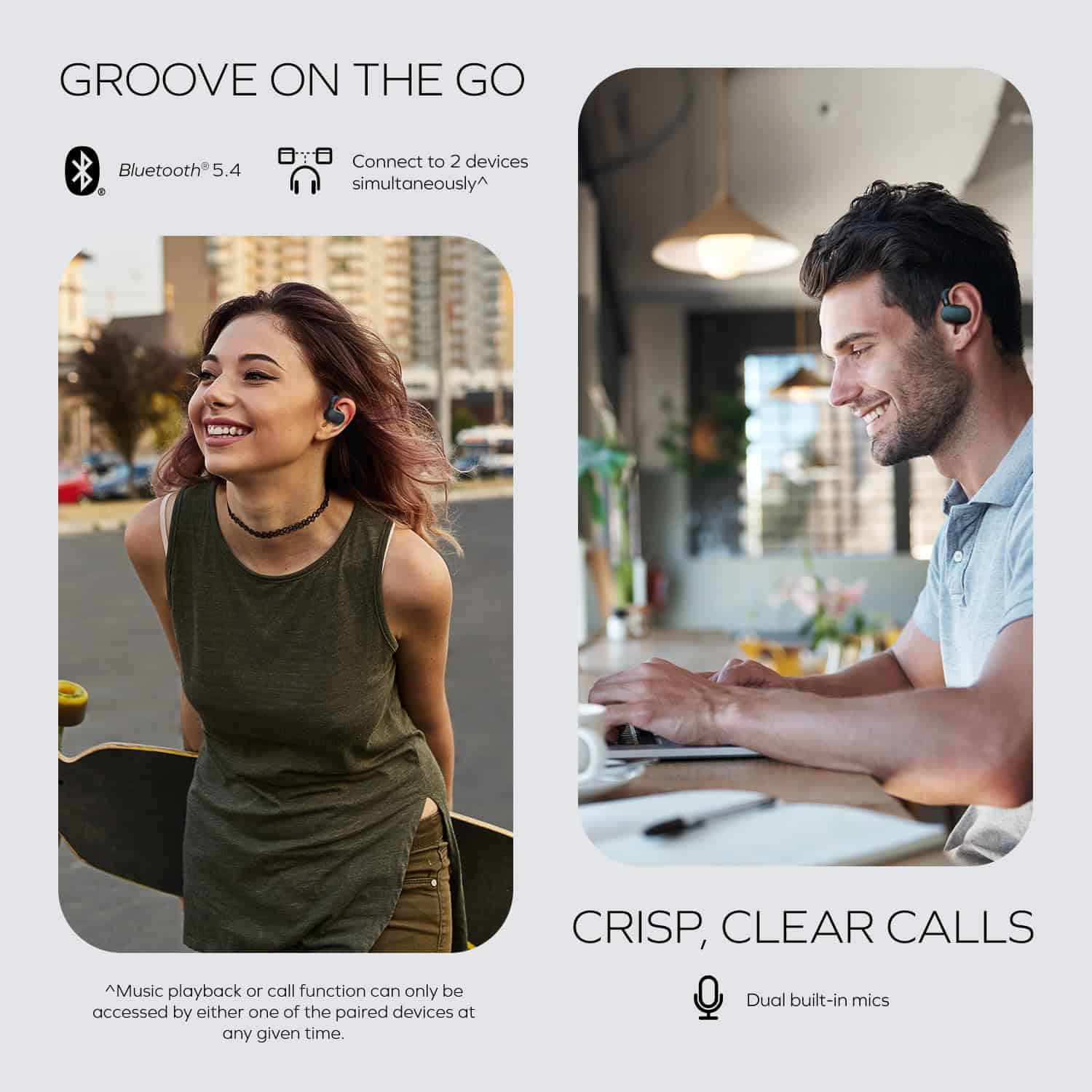 Audífonos inalámbricos Creative Outlier Go con ajuste - Imagen 7