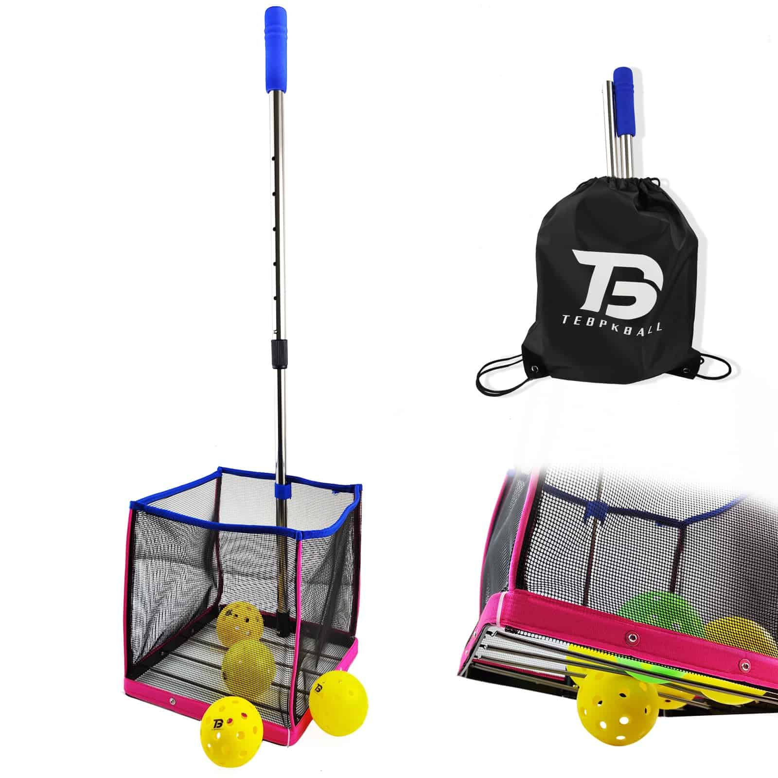 Recolector de Pelotas de Pickleball & Tenis TEBPKBALL -