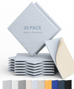 Berlai 20 Pack Paneles Acústicos Autoadhesivos Paneles de