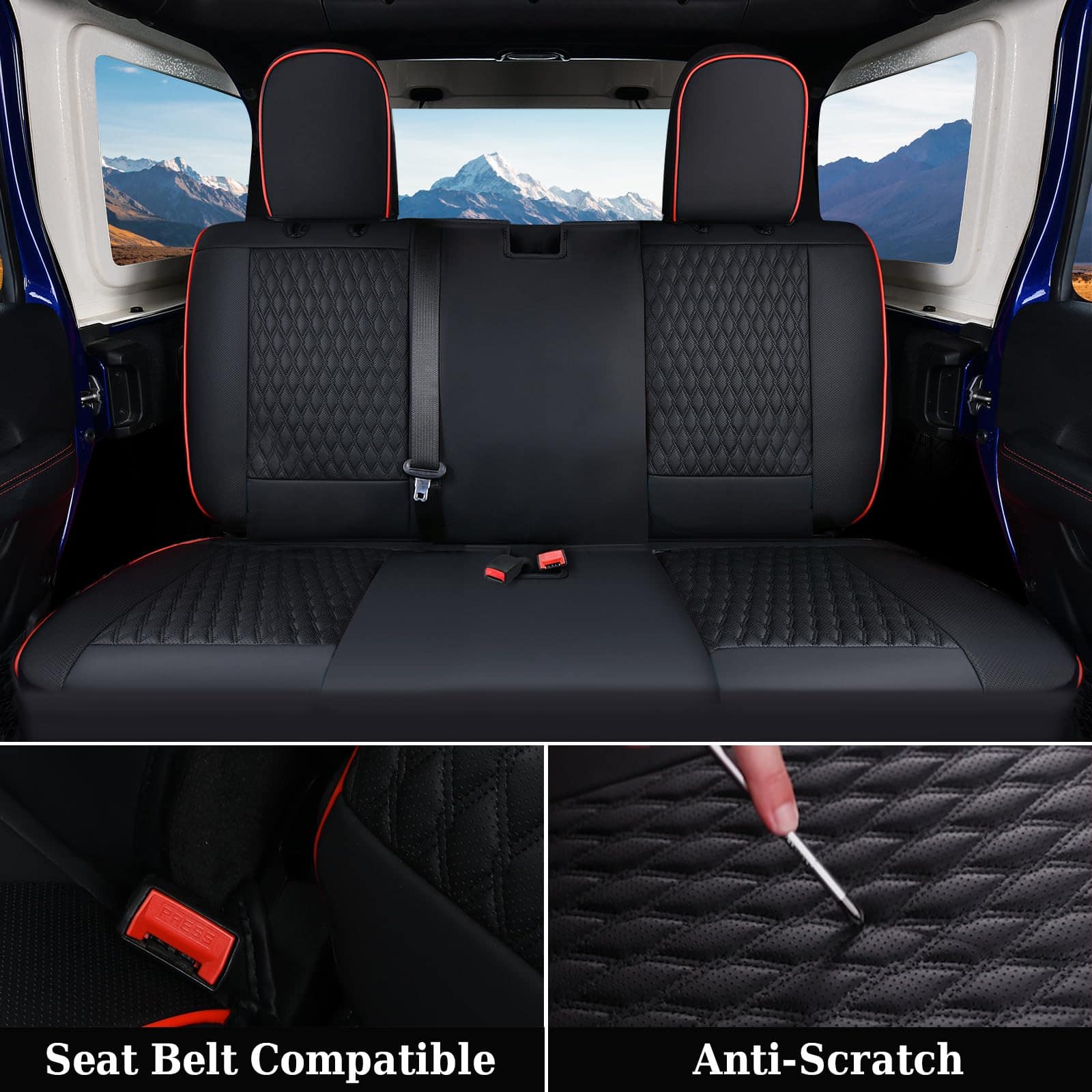 Fundas de asiento Coverado Set Completo para Jeep Wrangler, - Imagen 6
