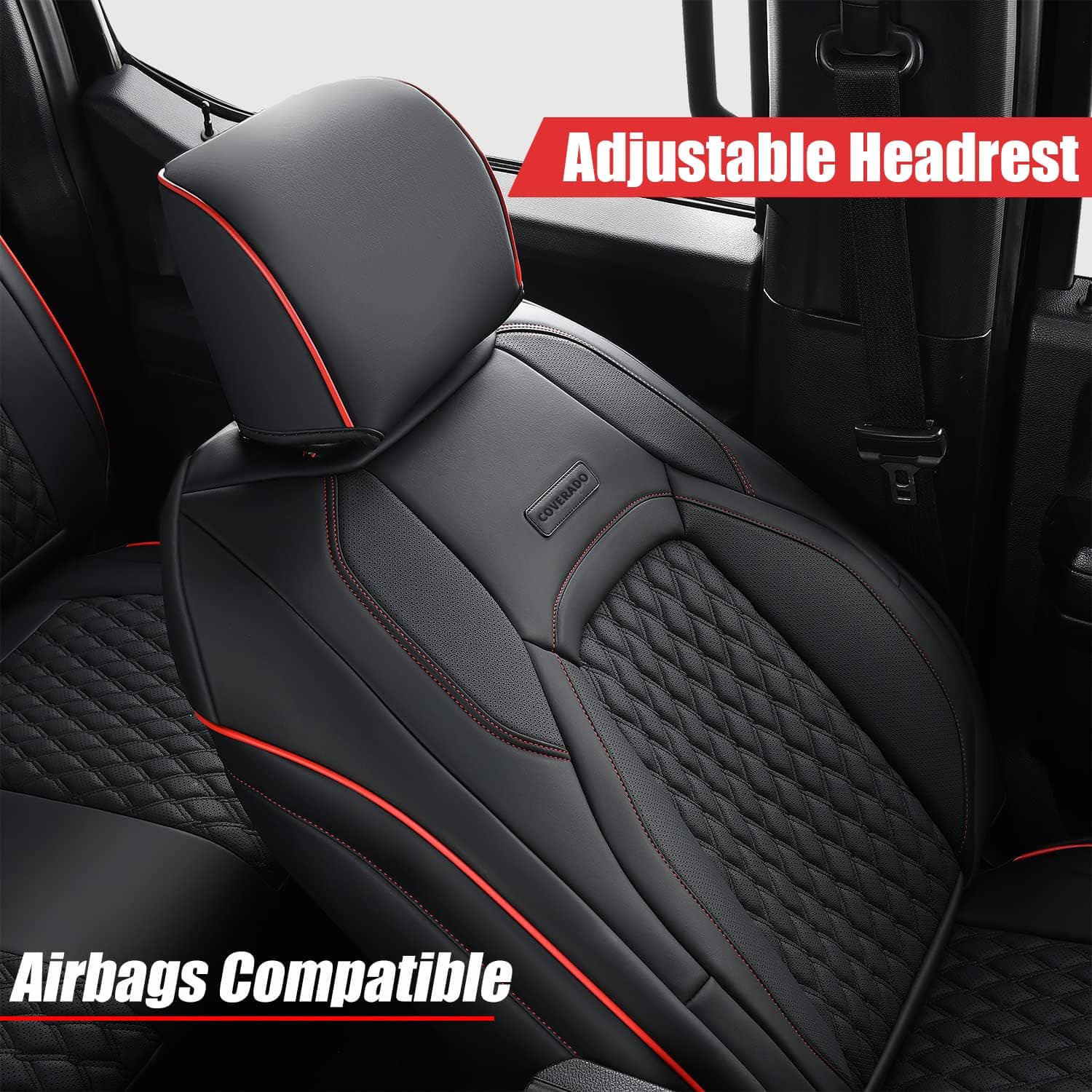 Fundas de asiento Coverado Set Completo para Jeep Wrangler, - Imagen 5