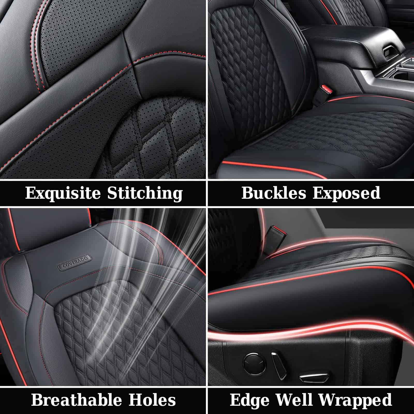Fundas de asiento Coverado Set Completo para Jeep Wrangler, - Imagen 7
