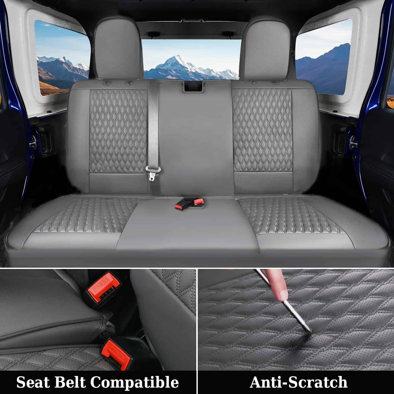 Funda para asientos Wrangler JK de Coverado, juego completo - Imagen 6