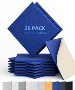 Paquete de 20 Paneles Acústicos Autoadhesivos Berlai,