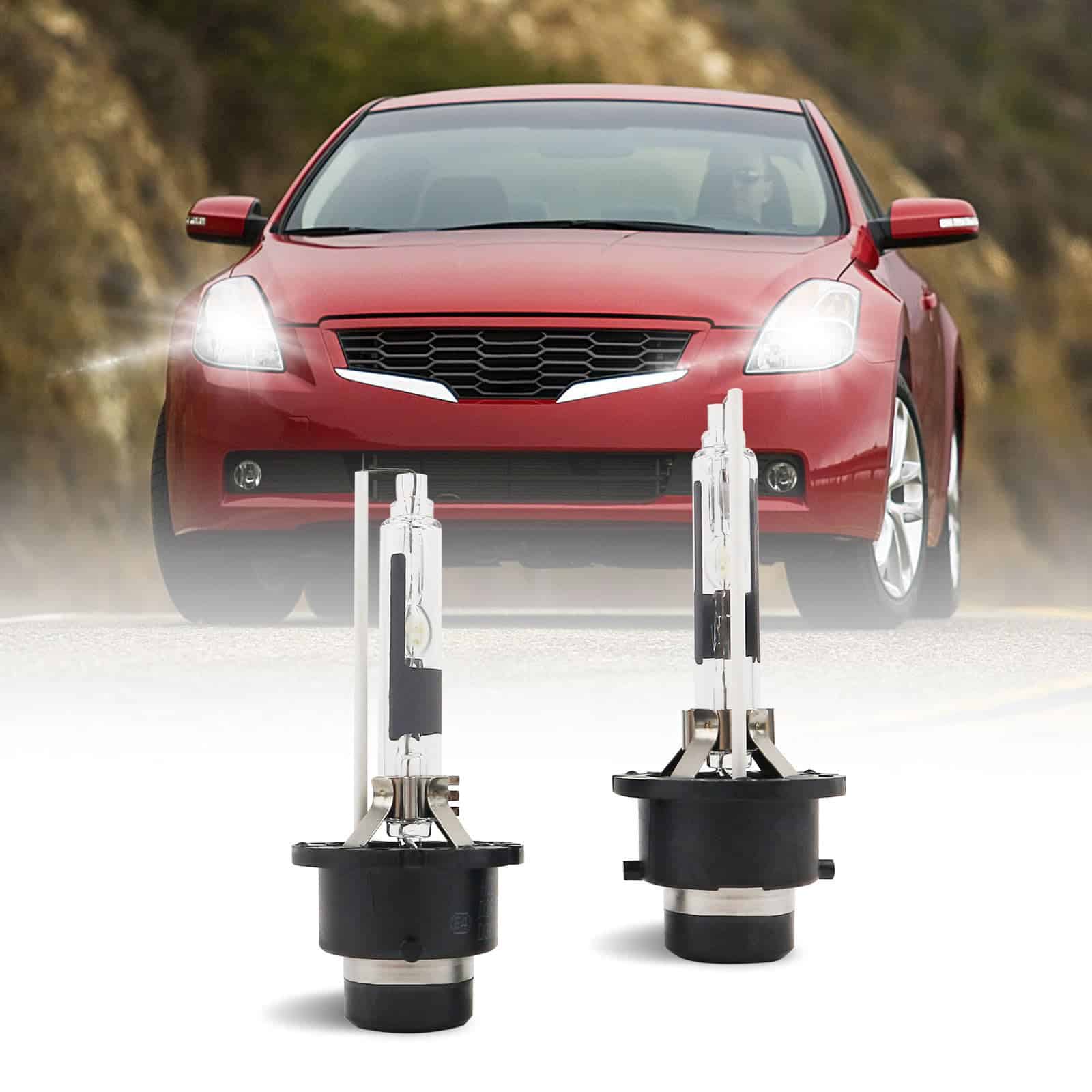 Bombillas de faros HID Xenon Tivora D2R 6000K blanco frío
