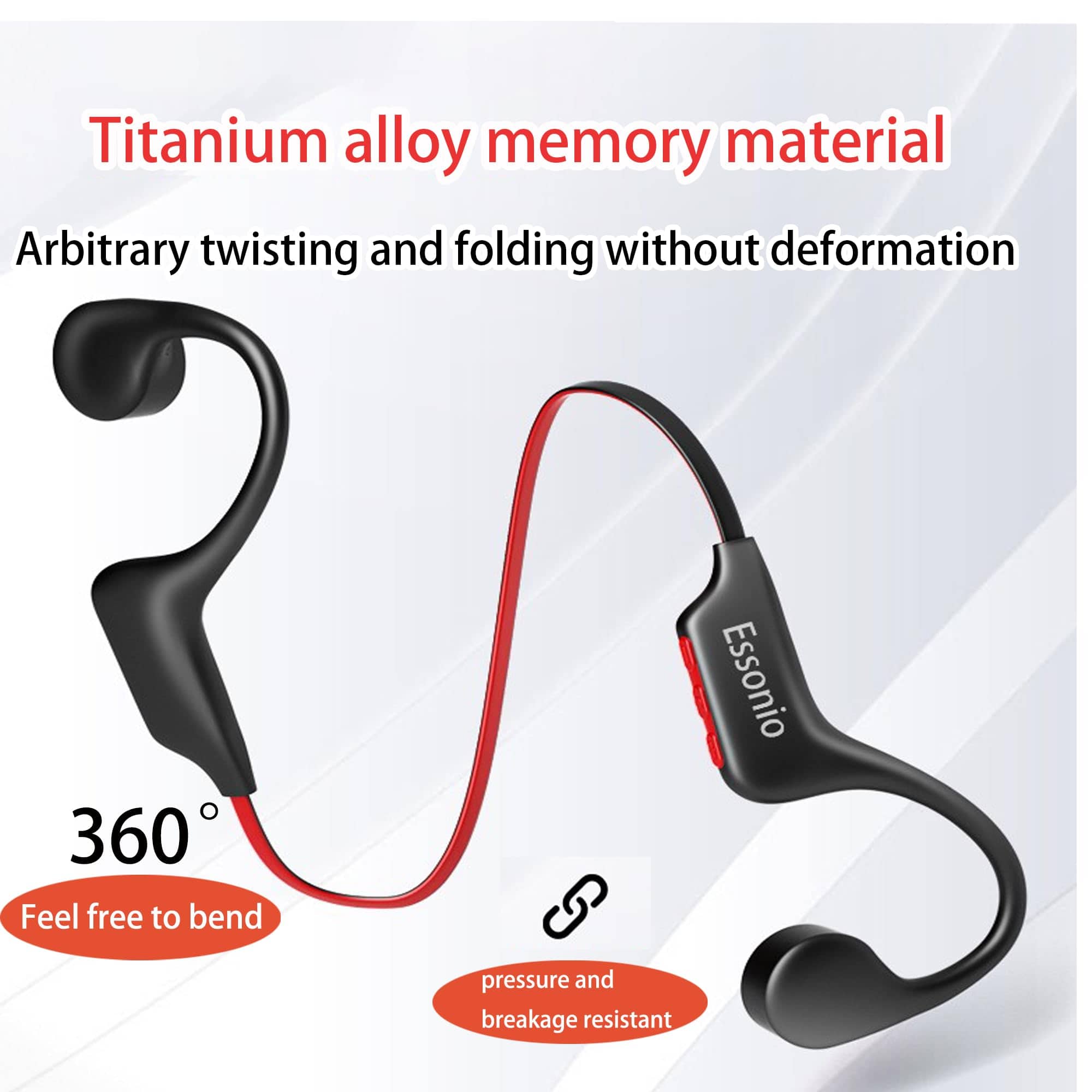 Auriculares de conducción ósea essonioc, Material de - Imagen 7