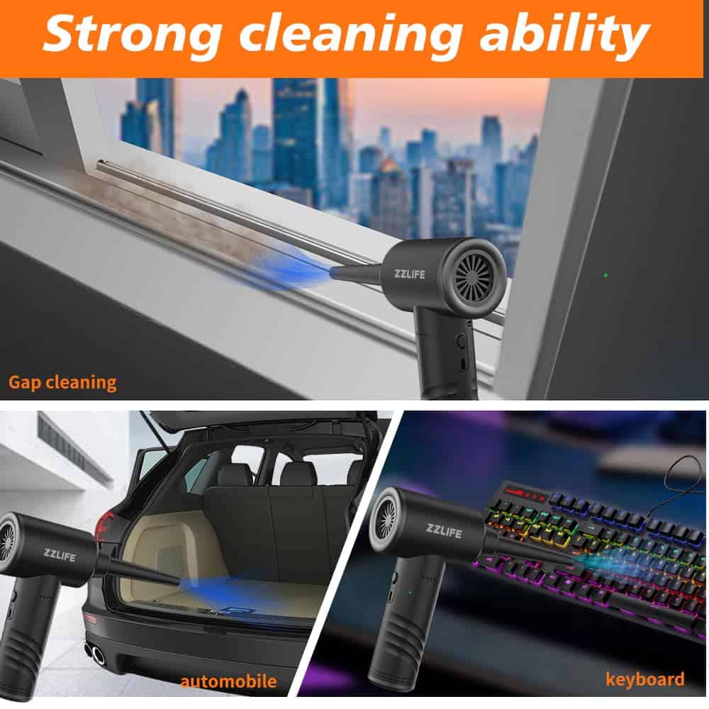 ZZLIFE Soplador de Aire Comprimido, Soplador de Aire - Imagen 4