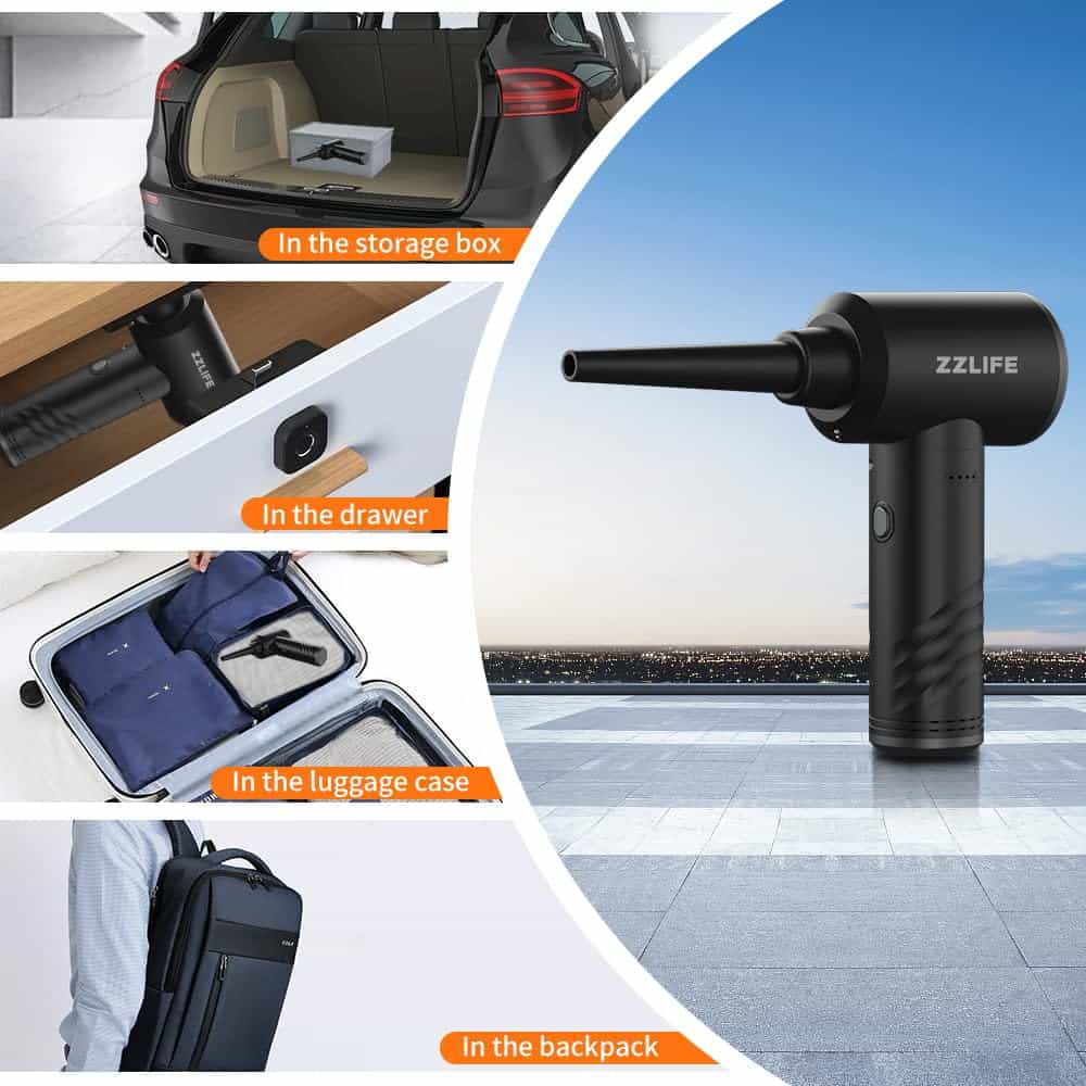 ZZLIFE Soplador de Aire Comprimido, Soplador de Aire - Imagen 5